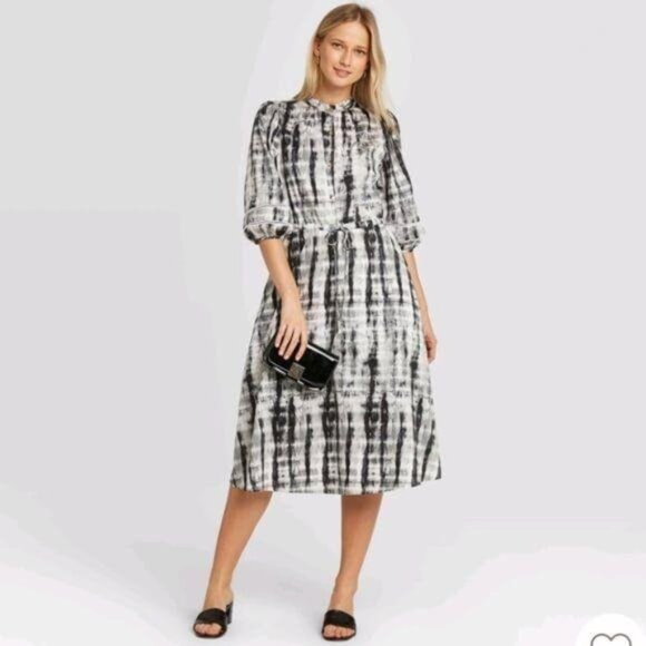 NEW Who What Wear Tie Dye Dress - Picture 2 of 6